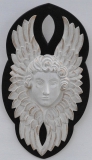ANGE AILE - Châtaigner - céruse blanche, patine or - 65 * 35 cm - 2012