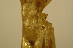 ANTIKA - Bronze à cire perdue sur socle en noyer noir