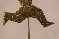 QUO VADIS - Bronze à cire perdue sur socle en calcaire