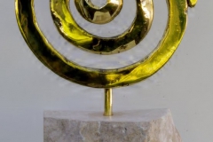 Collection privée - VORTEX - 37 cm Bronze à la cire perdue et marbre - Année 2017