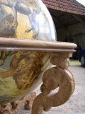 Détail d'une cariatide - Table support d'un Globe de Coronelli